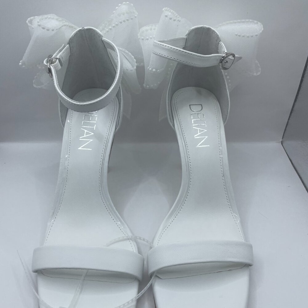 DELTAN BOW DRESS SANDALS (8.5) - Picture 3 of 13